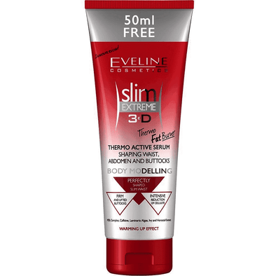 Eveline Cosmetics Slim Extreme 3d Thermo Active Serum Shaping Waist Abdomen & Buttocks